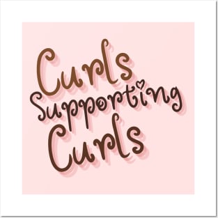 Curls Supporting Curls v10 Posters and Art